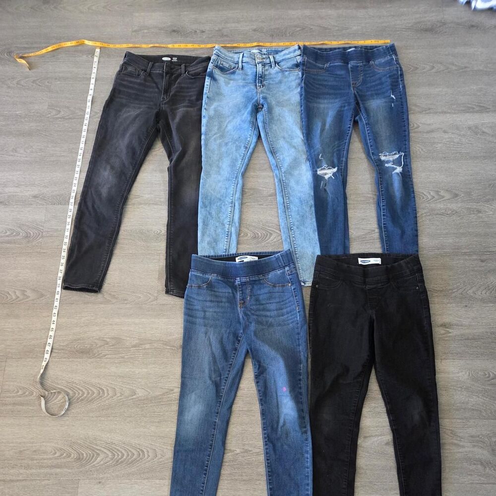 Old-navy Women's Blue and Black Jeans